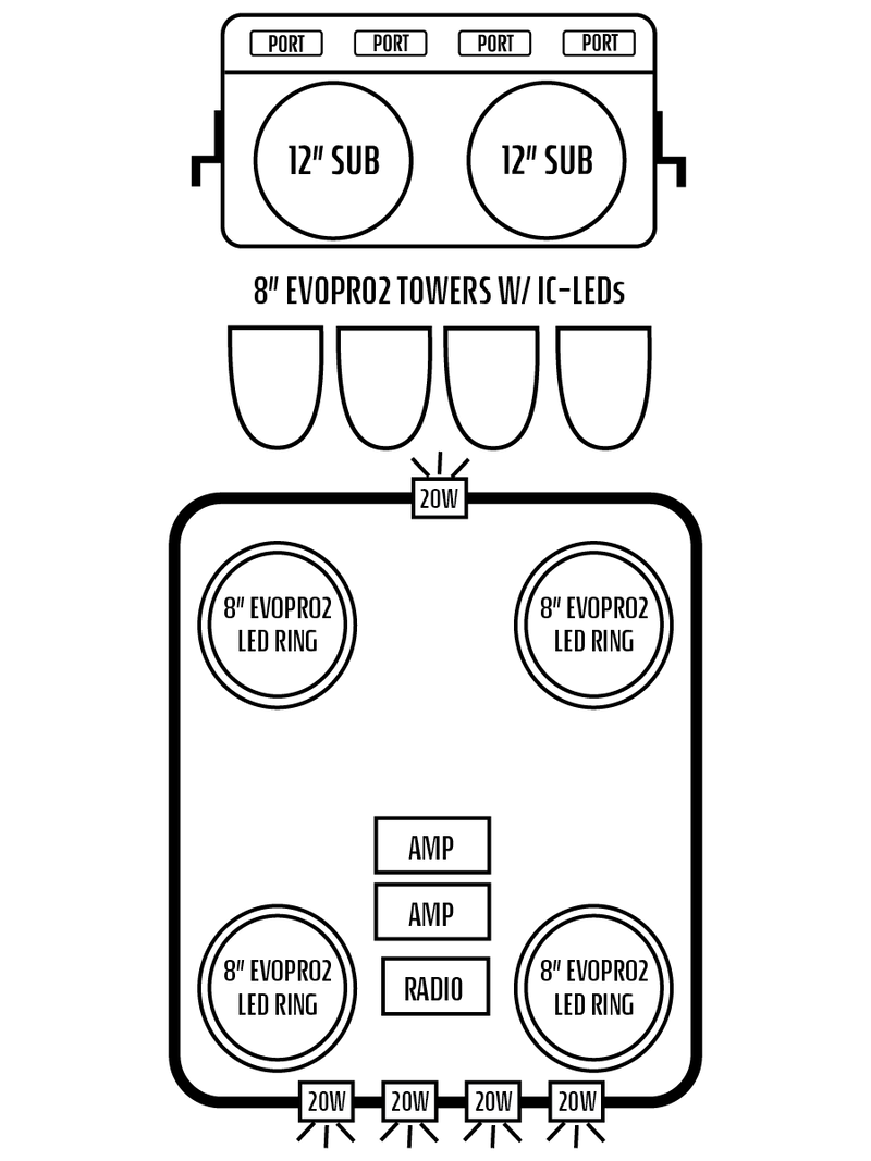 2026+ Can-Am Defender HD11 Stereo Tops (2-Door)