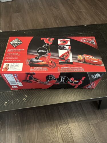 Disney Cars 3 Wheel Battery Operated Scooter with Secret Storage by Huffy
