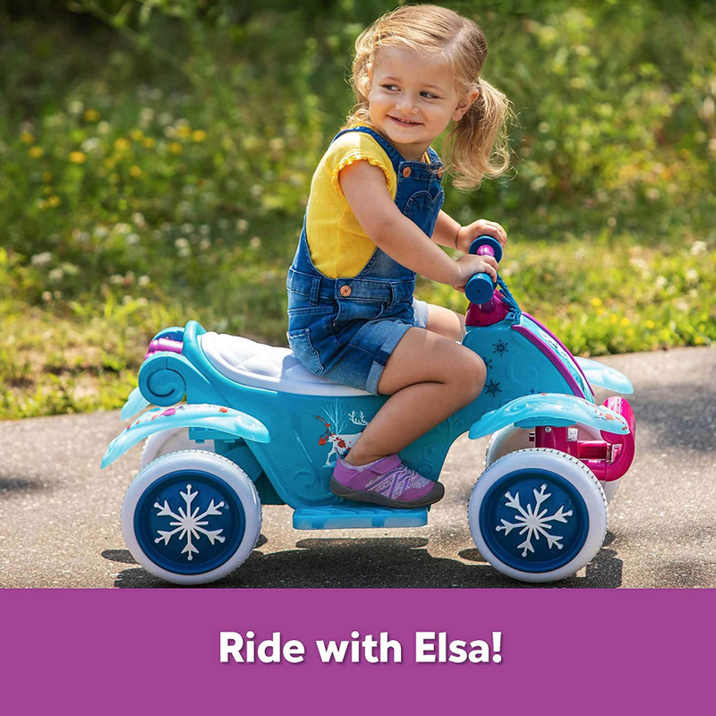Disney Frozen 2 Electric Quad Ride On Toy for Toddlers, Ages 1.5-3, 6V