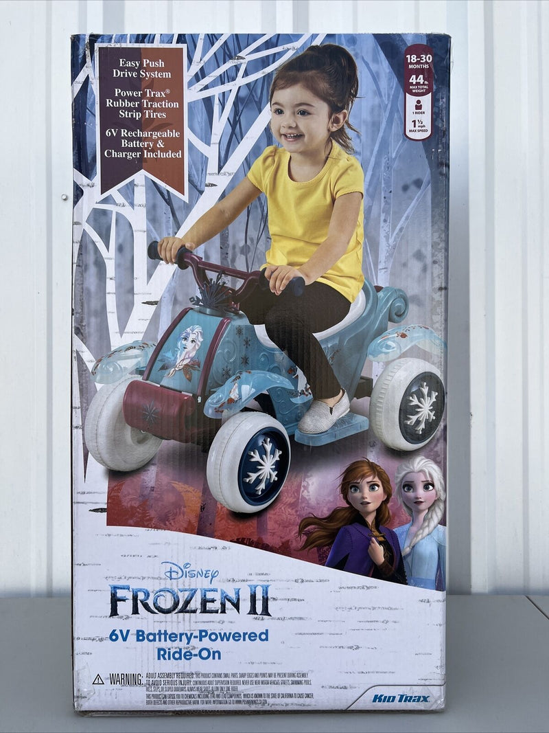 Disney Frozen 2 Electric Quad Ride On Toy for Toddlers Ages 1.5-3 Years