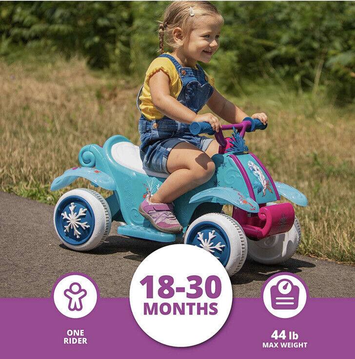 Disney Frozen 2 Electric Quad Ride On Toy for Toddlers Ages 1.5-3 Years