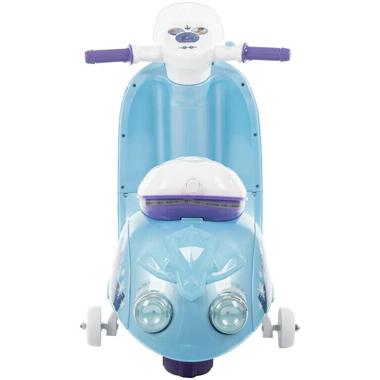 Disney Frozen 6V Euro Scooter Ride-On Battery-Powered Toy by Huffy, Blue