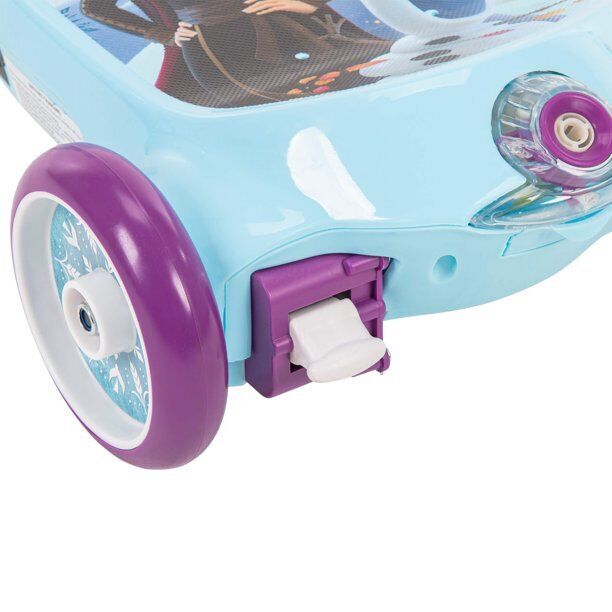 Disney Frozen Electric Bubble Scooter for Toddlers by Huffy - Fun and Safe Ride-On Toy