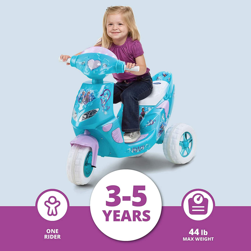 Disney Frozen Kids Scooter Ride On Toy - 6 Scooter Fun for Little Ones!