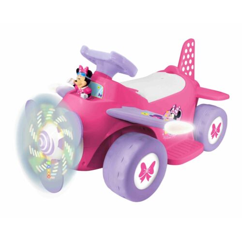 Disney Minnie 6V Powered Plane Ride-On with Lights and Sound Effects