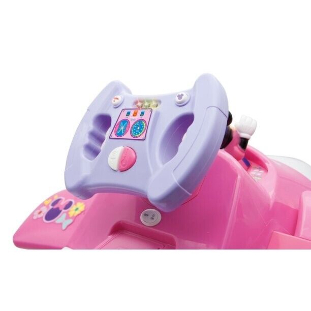 Disney Minnie Mouse 6-Volt Airplane Ride-On for Toddlers