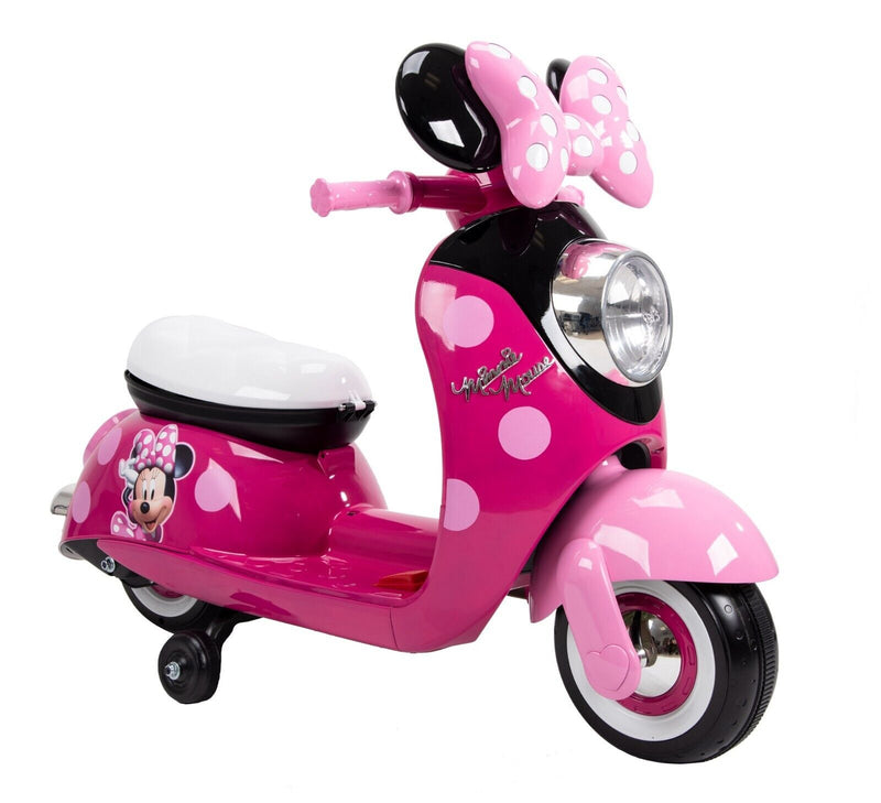 Disney Minnie Mouse Electric Ride-On Scooter for Girls - Brand New Battery-Powered Toy