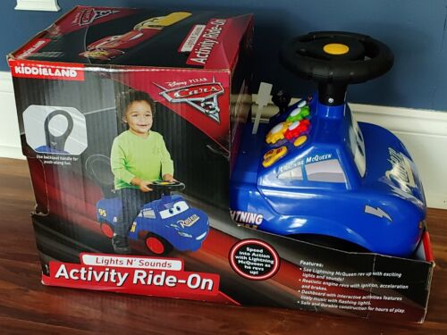 Disney Pixar Cars 3 Lightning Mcqueen Activity Ride On Toy for Toddlers (12-36 Months)