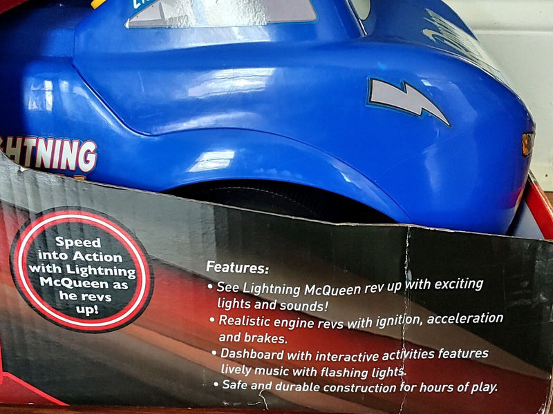 Disney Pixar Cars 3 Lightning Mcqueen Activity Ride On Toy for Toddlers (12-36 Months)