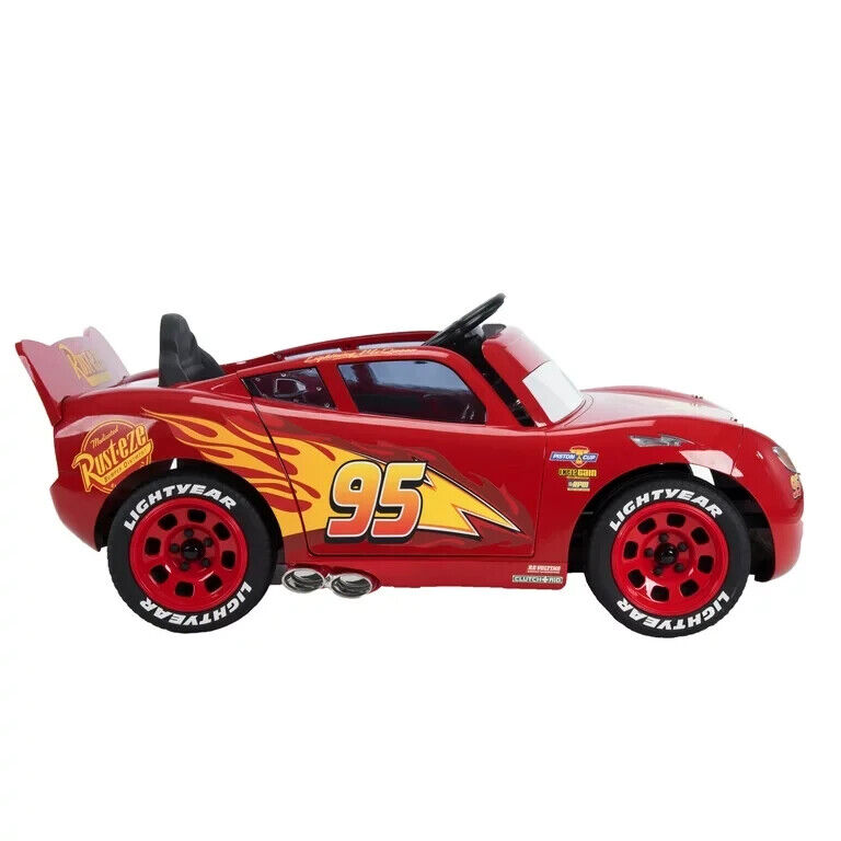 Disney Pixar CARS 6V Battery-Powered Ride On 4 Wheeler for Kids - Fun Toy for Boys and Girls