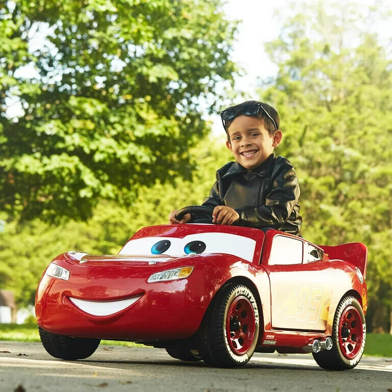 Disney Pixar CARS 6V Battery-Powered Ride On 4 Wheeler for Kids - Fun Toy for Boys and Girls