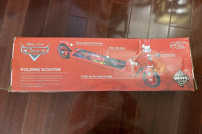 Disney Pixar Cars Lightning McQueen Folding Scooter by Huffy