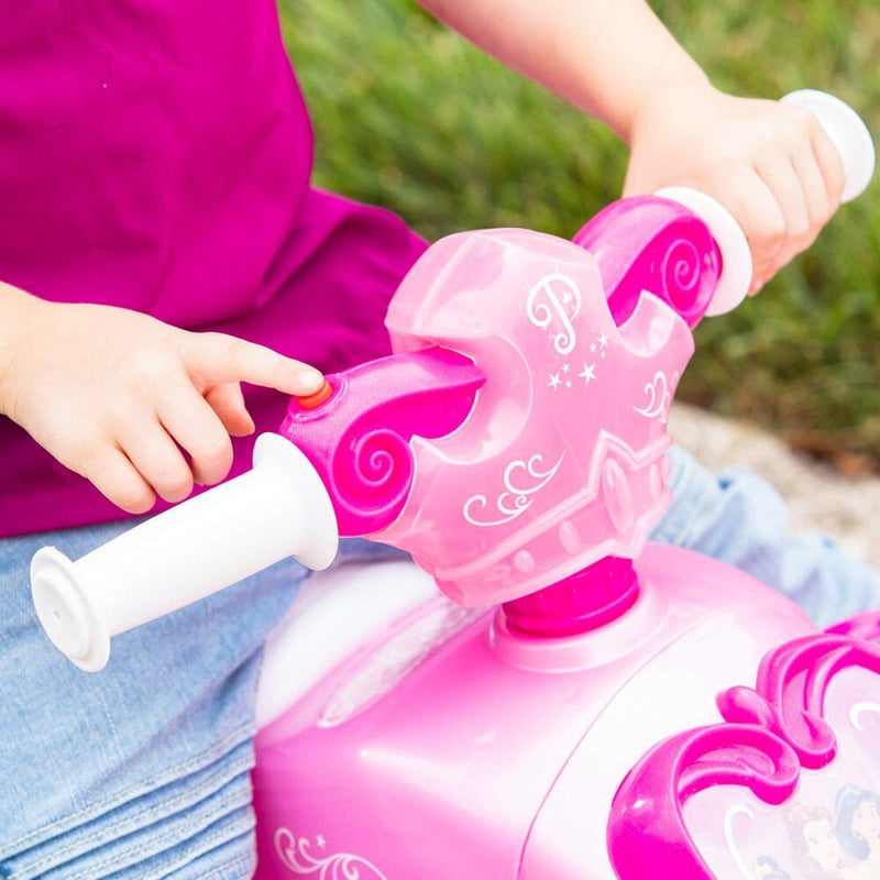 Disney Princess Electric Ride-On Quad with Bubble Action Exhaust in Pink by Huffy