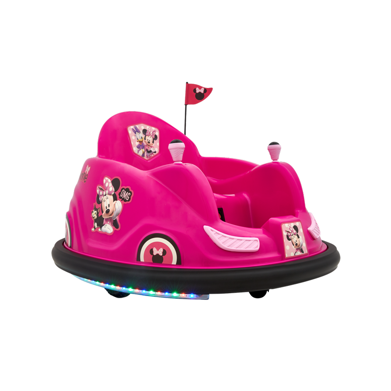 Disney's Minnie Mouse 6V Bumper Car, Battery-Powered Ride-On with Charger Included