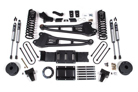 5.5 Inch Lift Kit w/ Radius Arm | Ram 3500 w/ Rear Air Ride (19-24) 4WD | Gas BDS Suspension