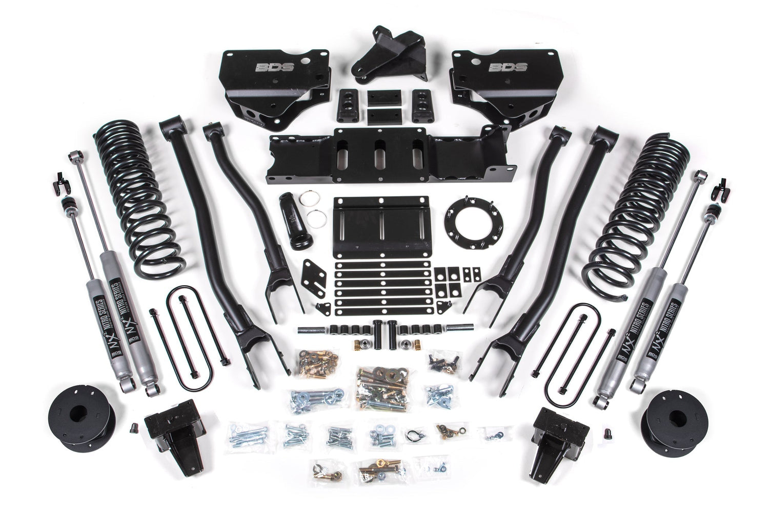 6 Inch Lift Kit w/ 4-Link | Ram 3500 w/ Rear Air Ride (19-24) 4WD | Diesel BDS Suspension