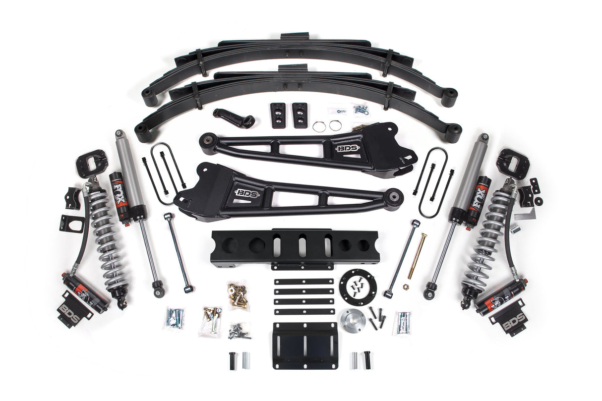 6 Inch Lift Kit w/ Radius Arm | FOX 2.5 Coil-Over Conversion - Performance Elite | Ram 3500 (13-18) 4WD | Diesel BDS Suspension