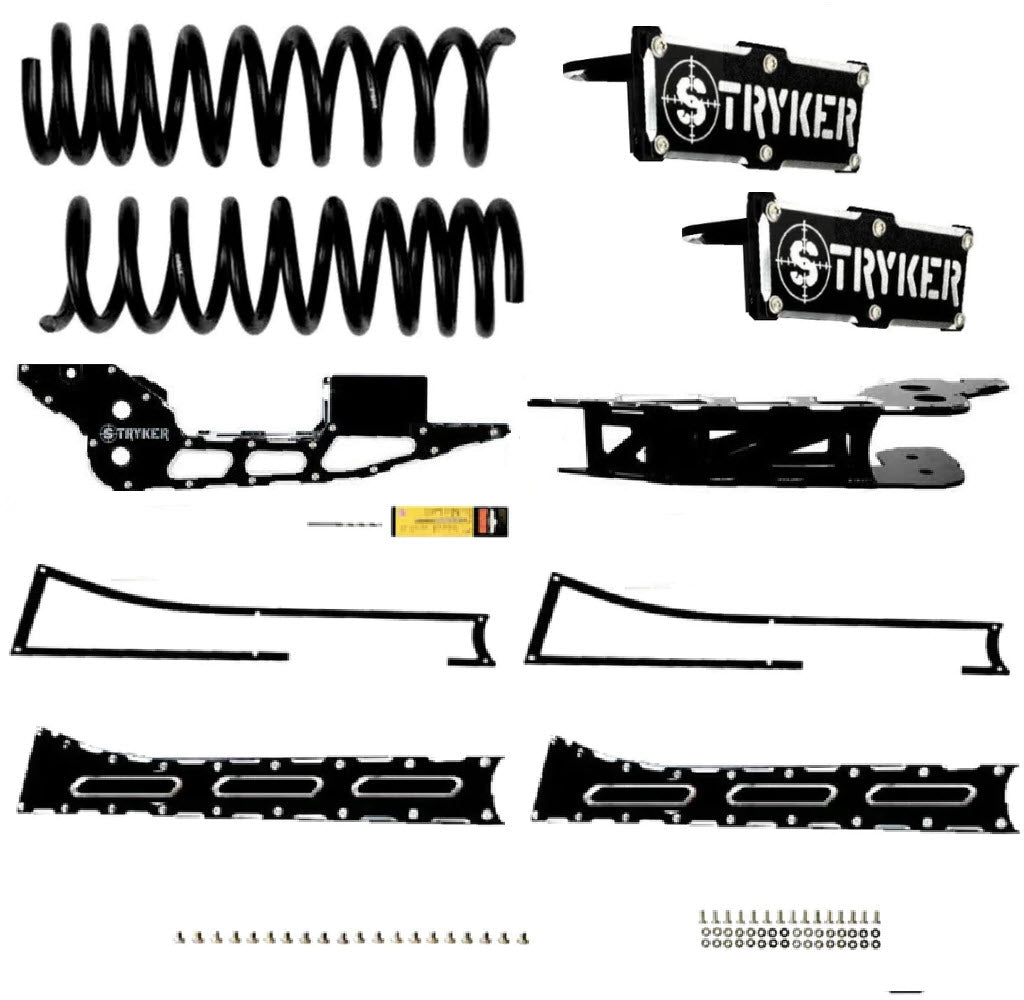 2.5" 2500 3500 Coil Spring Lift Kit for Dodge Ram 2014 to 2026 Heavy Duty Trucks Stryker Off Road Design
