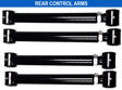 2014 - 2026 Dodge Ram 2500 ADJUSTABLE DOM REAR Control Arms for 0" to 10" Lift Stryker Off Road Design