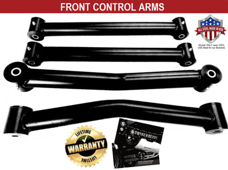 1994 - 2013 Dodge Ram 1500/2500/3500 High Clearance Control Arms for Stock to 7" Lifted Trucks Stryker Off Road Design