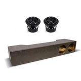 (2) Sundown Audio SA8 v.3 & Dodge Crew Cab 19-25 Dual 8" Subwoofer Box Combo