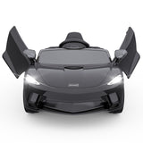 Double Door 12V Electric Ride-On Car for Kids with 2 Speed Options
