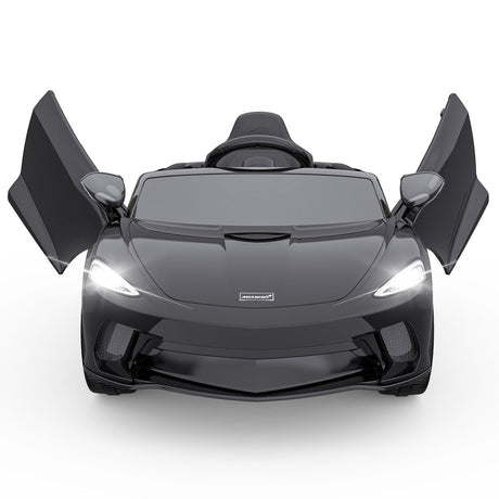Double Door 12V Electric Ride-On Car for Kids with 2 Speed Options