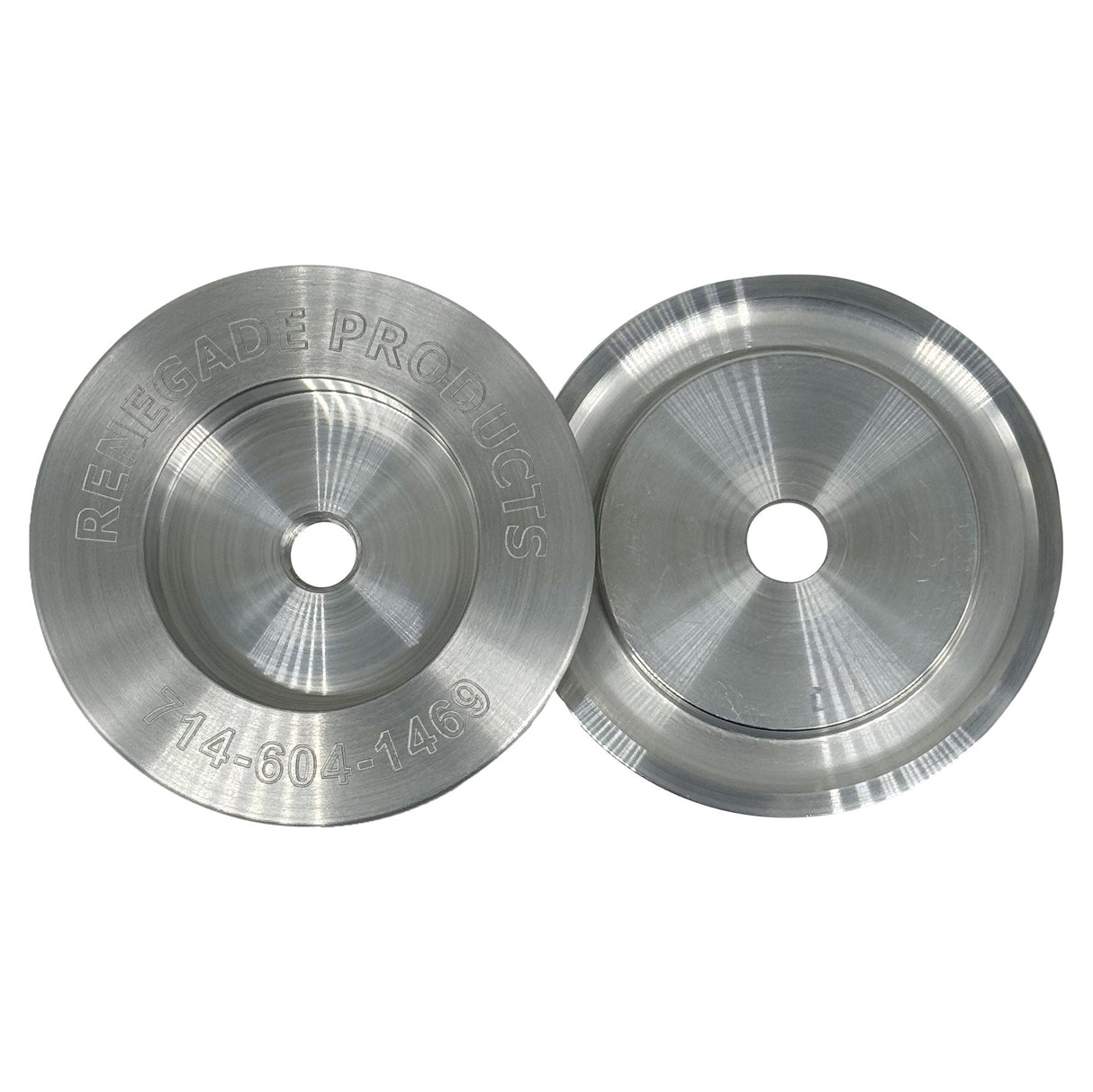 3" Insertable Double-Buff Safety Flanges for High Speed Polishing (For Buffing Wheels WITHOUT Center Plates)