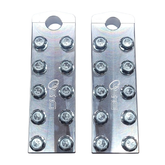 Down4Sound 10 Spot - D4S SAE Battery Distro Block - 1/0 AWG input (Lug Style) Pair Down4Sound