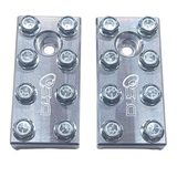8 SPOT - D4S Battery Distro Block - 1/0 AWG input (Lug Style) PAIR Down4Sound