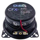 Down4Sound CFXT4 4" 130W RMS Coaxial Speakers (Pair) Down4Sound