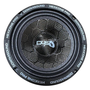 Down4Sound Hexicone PRO 6.5 SS4 All SZN 6.5" 200W RMS Carbon Fiber Pro Audio Speaker (Single) Down4Sound