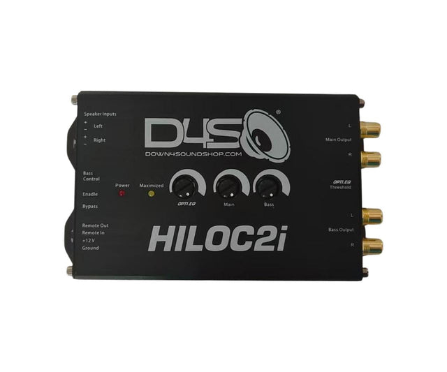 Down4Sound HI LOW 2i - Intelligent Car Audio 2CH Line Out with Clip Detection Down4Sound
