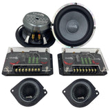 Down4Sound JFX652S 6.5" 300W RMS 2-Way Component Speakers (Pair) Down4Sound