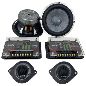Down4Sound JFX652S 6.5" 300W RMS 2-Way Component Speakers (Pair) Down4Sound