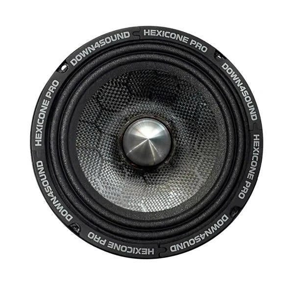 Down4Sound Hexicone XMR65 | 6.5" 200W RMS Midrange Speaker w/ Bullet (Single)