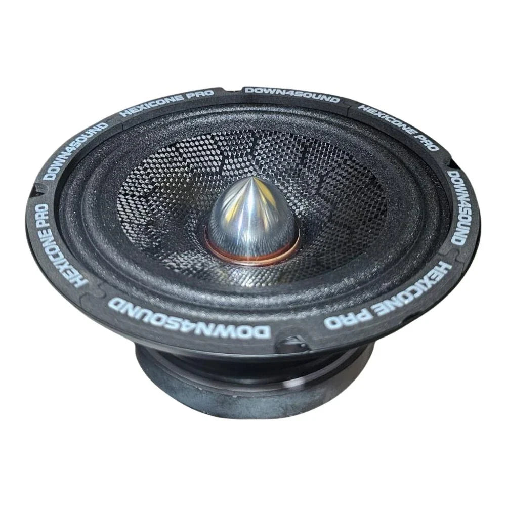 Down4Sound Hexicone XMR65 | 6.5" 200W RMS Midrange Speaker w/ Bullet (Single)