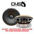Down4Sound D4S-65 V2 6.5" 200W RMS Midrange Speakers 4-Ohm (Pair) Down4Sound