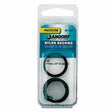 Jandorf Conduit Bushing, Nylon, Black, 3/4 in Dia Panel Hole, 1/4 in Thick Panel 3pk #61444 Jandorf
