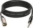 EBXYA 1/4'' TS Mono Guitar to XLR Male Unbalanced Cable 3 Ft TekShack