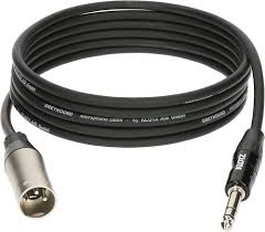 EBXYA 1/4'' TS Mono Guitar to XLR Male Unbalanced Cable 3 Ft TekShack