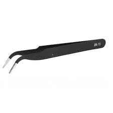 BAKON BK-15 stainless steel curved tweezers TekShack