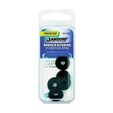 Jandorf Conduit Bushing, 3/16 in Dia Cable, Rubber, Black, 1/16 in Thick Panel 5pk #61485 Jandorf