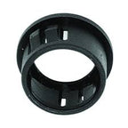 Jandorf Conduit Bushing, Nylon, Black, 1/2 In Dia Panel Hole, 0.406 In Thick Panel 3pk #61435 Jandorf