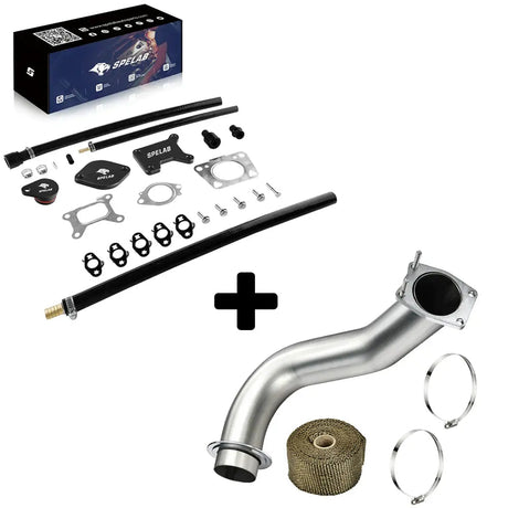 SPELAB 2017-2025 6.6L Duramax L5P EGR Valve Cooler Delete Kit
