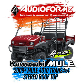 2009+ Kawasaki Mule 4010 Trans4x4 Stereo Tops (4-Door) Kawasaki