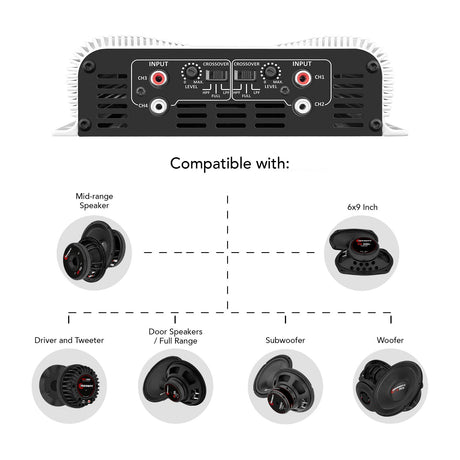 Taramps DS 1200x4 Car Audio Amplifier Taramps US