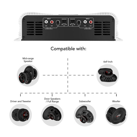 Taramps DS 2000x4 Car Audio Amplifier Taramps US