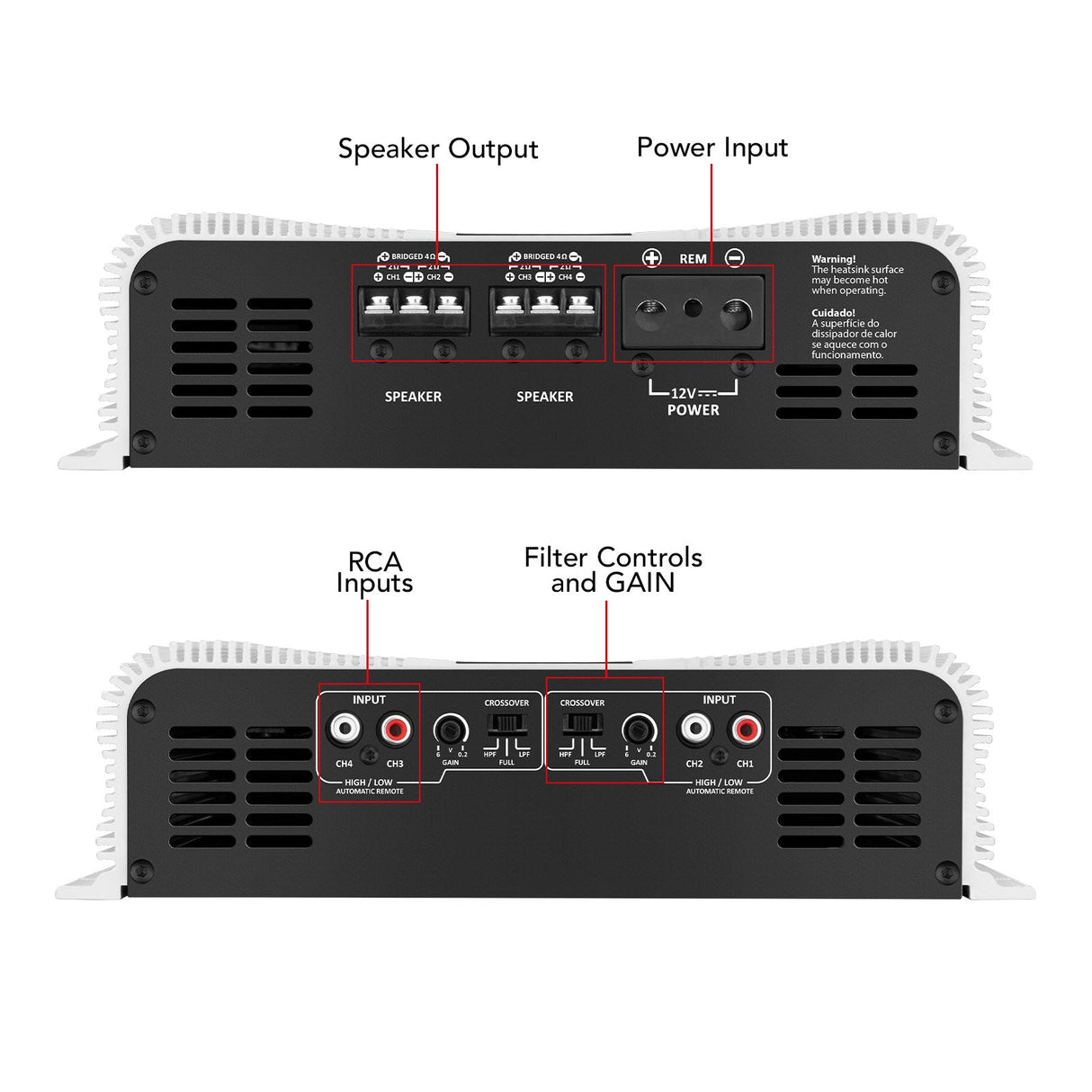 Taramps DS 2000x4 Car Audio Amplifier Taramps US