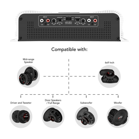 Taramps DS 4000X4 Car Audio Amplifier Taramps US